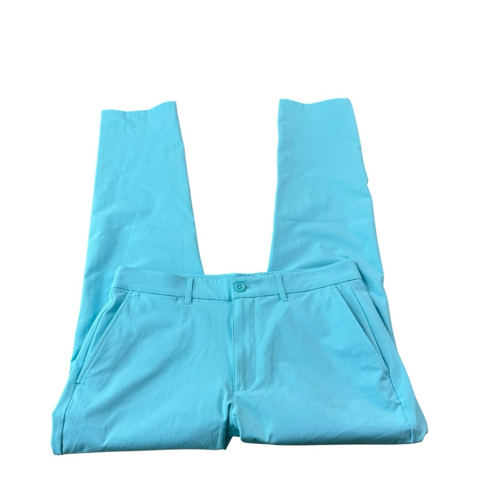 Holderness & Bourne Light Blue Performance Men's Golf Pant Size 32x32